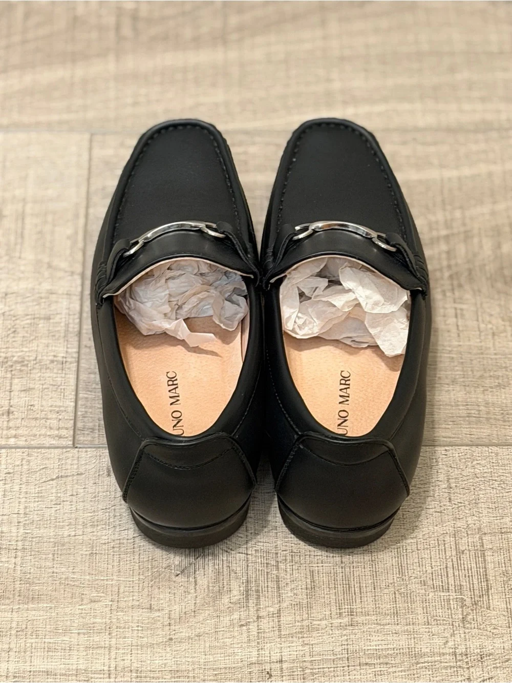 BRUNO MARC - Men’s Black Leather Loafers